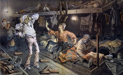 Onkel Sams Unterkunftshaus von Joseph Keppler