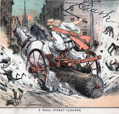 Wall Street Reiniger von Joseph Ferdinand Keppler von Joseph Keppler