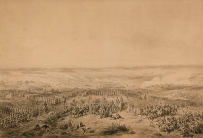 Die Schlacht von Ocana, ca. 1844 von Joseph Louis Hippolyte Bellange