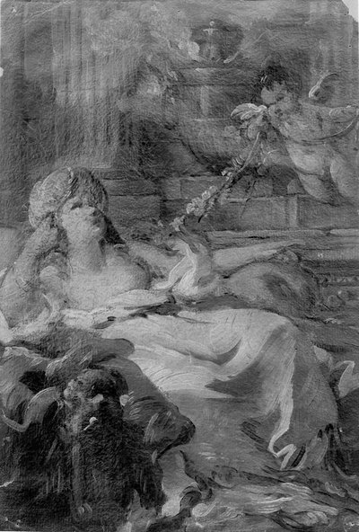 Ruhende Frau, 18. Jahrhundert von Joseph Marie Vien the Elder