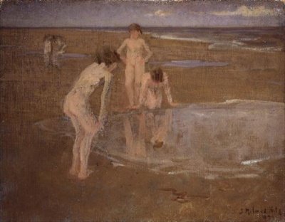 Auf der Suche nach Kaulquappen von Joseph Milner Kite