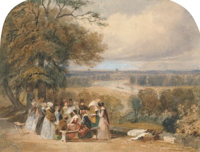 Ein Picknick auf dem Richmond Hill von Joseph Murray Ince