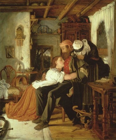 Zuhause, ca. 1856 von Joseph Noel Paton