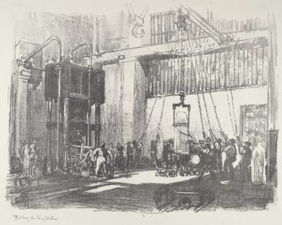 Die große Granate abfüllen von Joseph Pennell