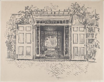 Türöffnung, Wyck von Joseph Pennell