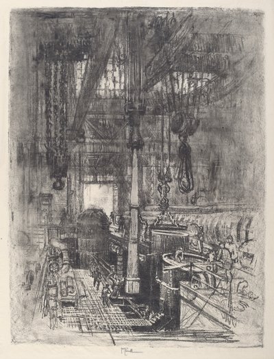 Geschützgrube, Nr. II von Joseph Pennell