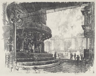 Eisenherstellung, 1916 von Joseph Pennell