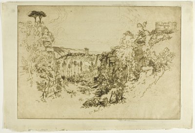 Steinbruch bei Girgenti von Joseph Pennell