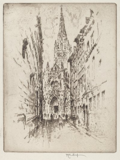 San Maclou, Rouen von Joseph Pennell