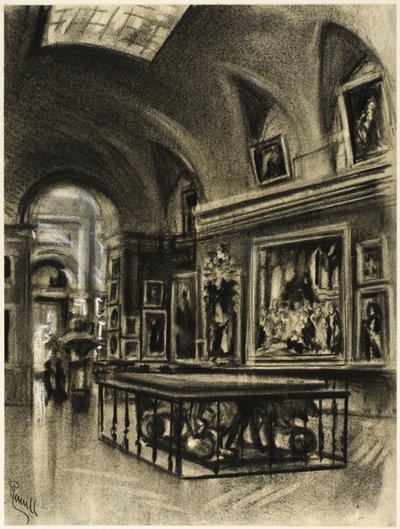 Die große Galerie des Prado von Joseph Pennell