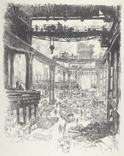 Der Große Turm: Roheisen von Joseph Pennell