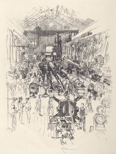 Die Waffenfabrik von Joseph Pennell