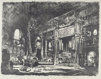 Die Waffenfabrik, 1916 von Joseph Pennell
