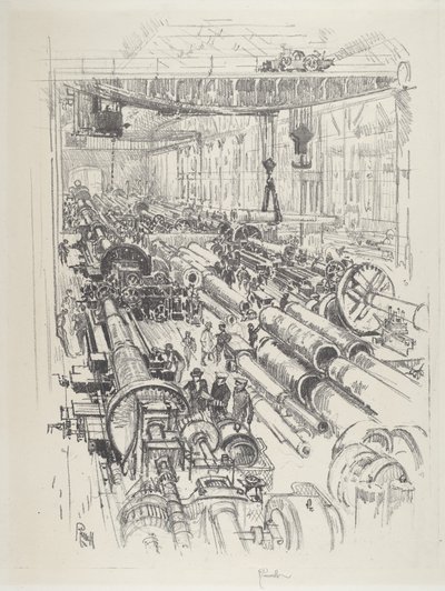 Der Waffenladen von Joseph Pennell