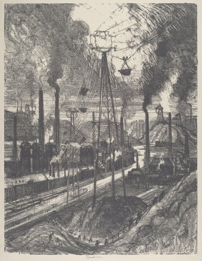 Die Reisenden, Charleroi von Joseph Pennell