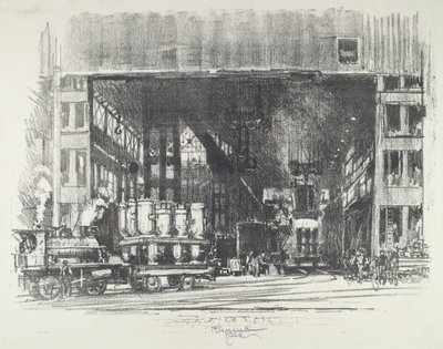Die Urnen, große Muscheln gießen von Joseph Pennell