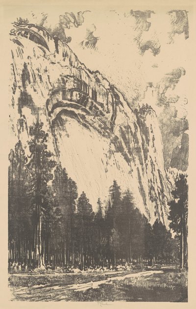 Das Yosemite-Tal von Joseph Pennell