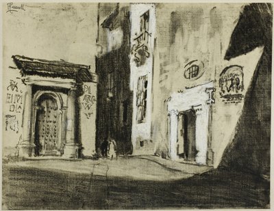 Straßen von Toledo von Joseph Pennell
