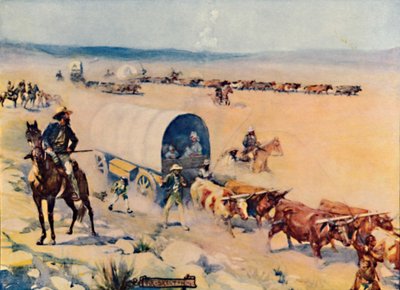 Die Voor-Trekker, 1909 von Joseph Ratcliffe Skelton