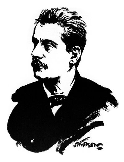 Giacomo Puccini, italienischer Komponist, 1912 von Joseph Simpson
