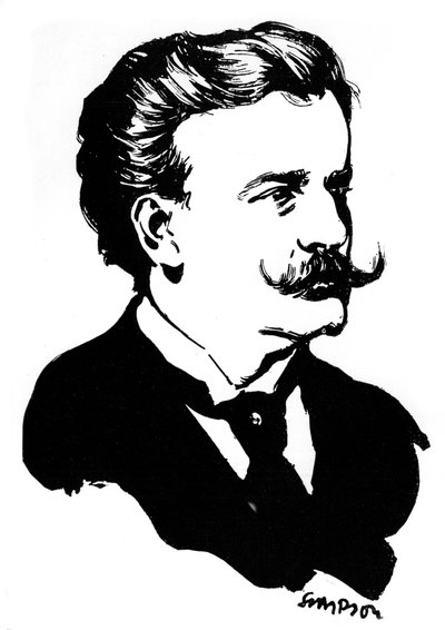 Moriz Rosenthal, polnisch-amerikanischer Pianist, 1912 von Joseph Simpson