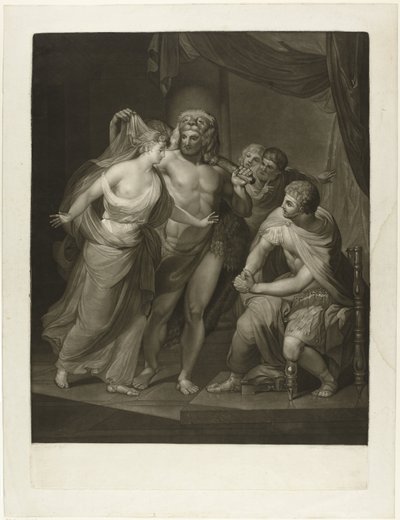 Herkules bringt Alkestis aus der Unterwelt zurück von Joseph Spiegl