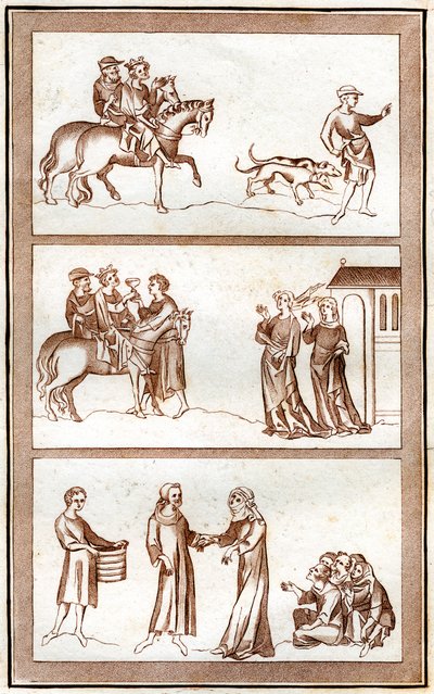 Das Leben von Thomas Becket, 1801 von Joseph Strutt