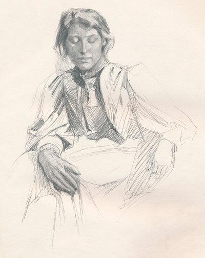 Studie in Bleistift von Joseph Syddall