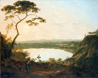 Der See von Albano von Joseph Wright of Derby