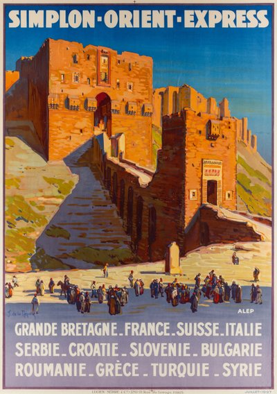 Simplon-Orient-Express, ca. 1927 von Joseph de La Nézière