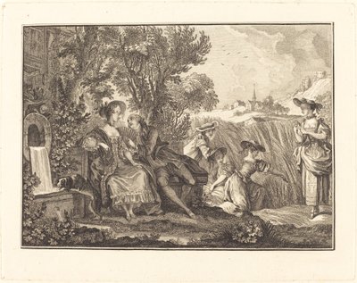 Der Sommer von Joseph de Longueil after Charles Eisen