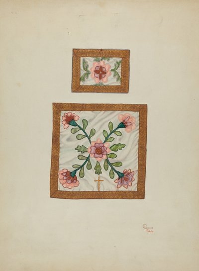 Bursa und Kelchvelum, ca. 1940 von Josephine C. Romano
