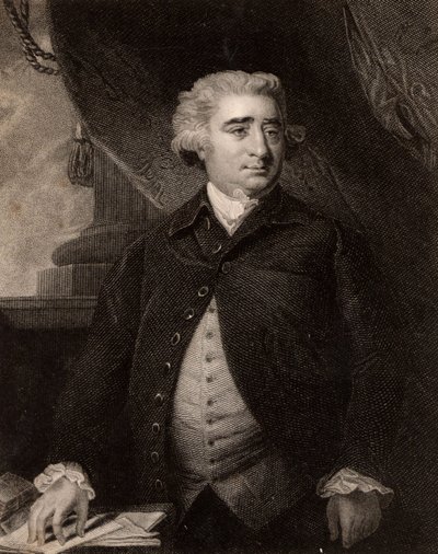 Porträt von Charles James Fox von Joshua (after) Reynolds