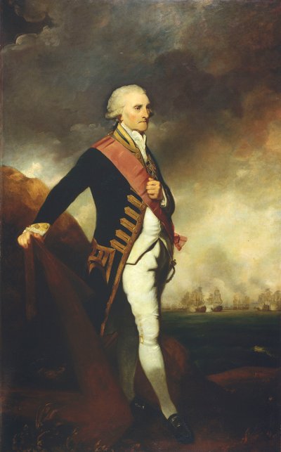 Admiral Lord George Brydges Rodney von Joshua Reynolds
