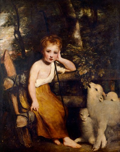 Die junge Schäferin von Joshua Reynolds