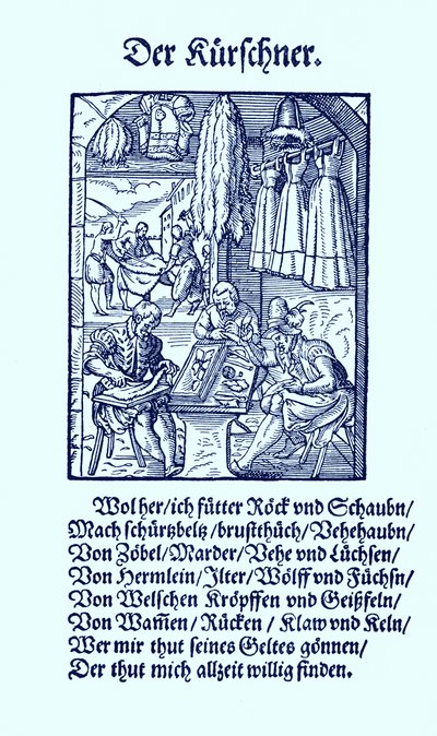 Pelzhändler von Jost Amman