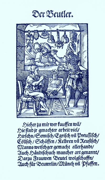 Lederbeutelmacher von Jost Amman