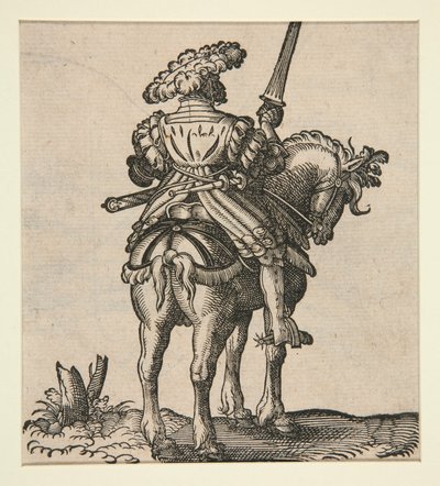 Soldat zu Pferd von Jost Amman