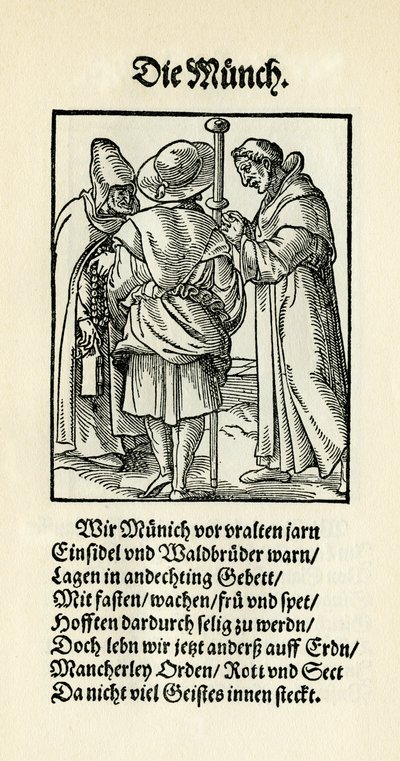 Der Mönch von Jost Amman