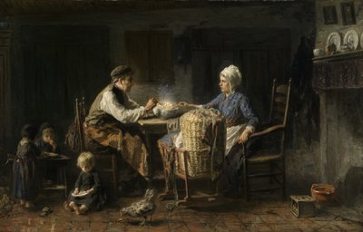 Das bescheidene Mahl von Jozef (1824 1911) Israels
