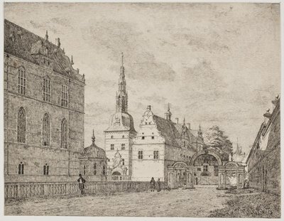 Karussellplatz bei Frederiksborg von Jørgen Roed