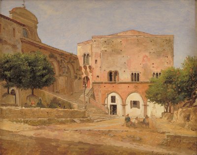 Der Marktplatz in Priverno von Jørgen Roed