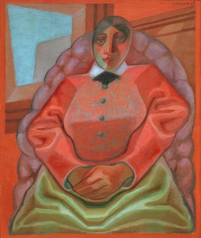 Frau im Sessel von Juan Gris