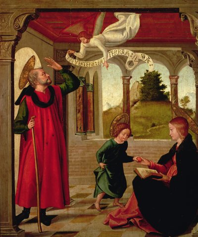Die Heilige Familie, ca. 1535 von Juan de Borgoña