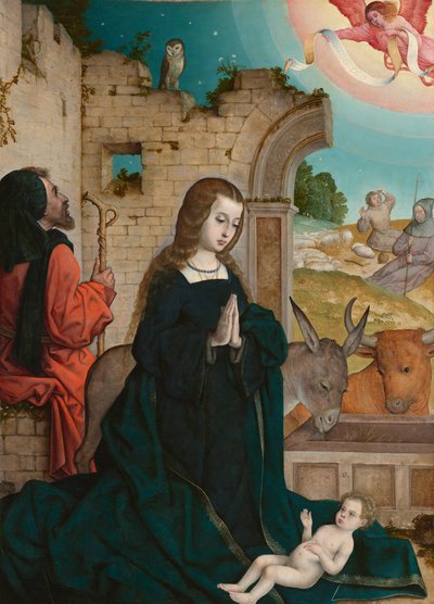 Die Geburt Christi von Juan de Flandes