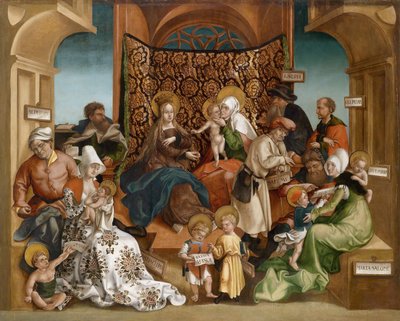 Die Heilige Sippe von Jörg Breu the Younger
