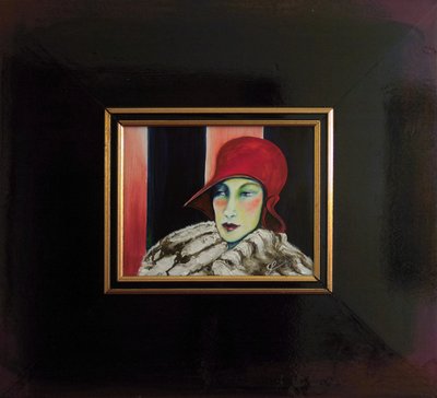 Belle Époque VII -Dame mit roter Kappe II- von JuleSimo