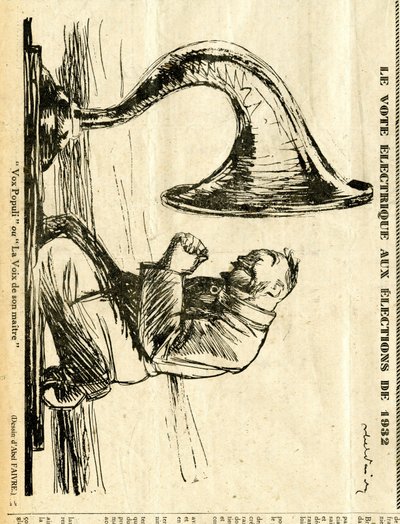 Candide, Satirisch in Schwarz-Weiß von Jules Abel Faivre