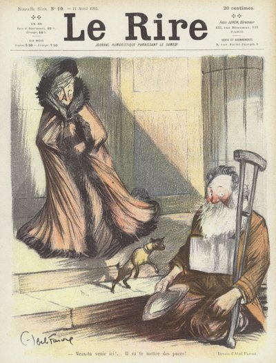 Illustration für Le Rire von Jules Abel Faivre