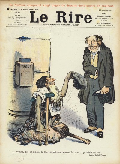 Illustration für Le Rire von Jules Abel Faivre